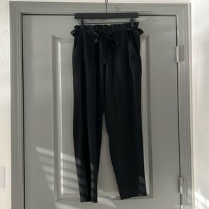 Dynamite Belted Ankle Flowy Pants